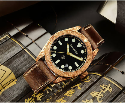 San Martin - Bronze diving watch