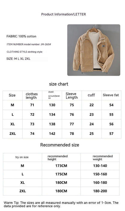 Puffer Jacket Coat Outerwear Top Men