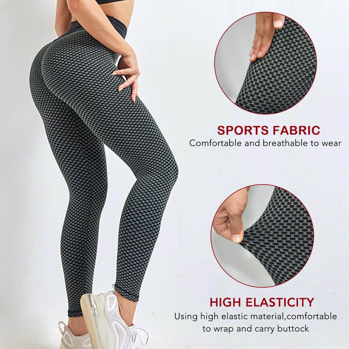 TIK Tok Leggings für Damen, Po-Lifting-Trainingsstrumpfhose, Übergröße, Sport-Yogahose mit hoher Taille, Größe S, Amazon verboten