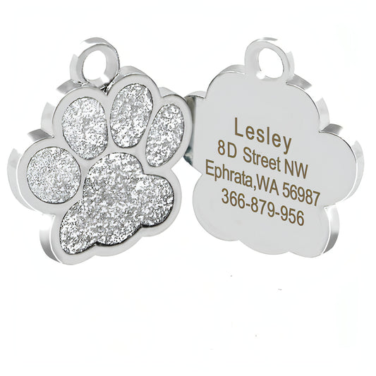 Personalized Engraved Pet ID Tags – Custom Name Collar for Dogs & Cats