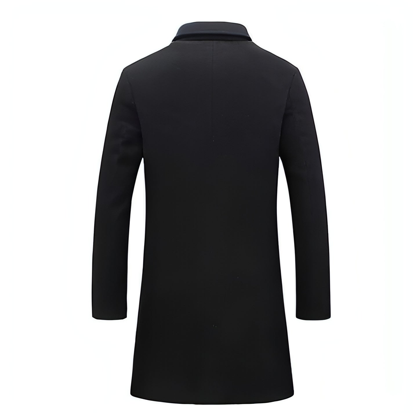 Woolen Coat Men's Mid-length Trench Coat Multi-color