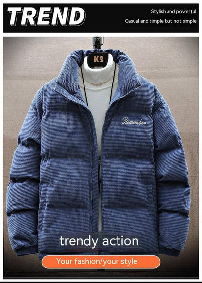 Waffle Coat Winter Warm And Trendy Cotton Coat