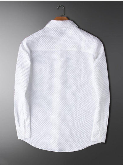 Men's Long Sleeve White DressShirt