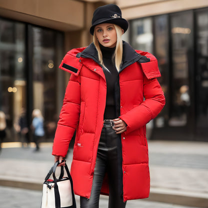 A1. Women's Simple Thickened Cotton Padded Coat Jacket