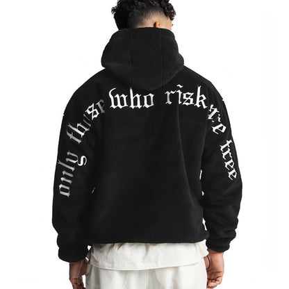 Risk - Men's Sweater Outdoor Keep Warm Pullover Hoodie