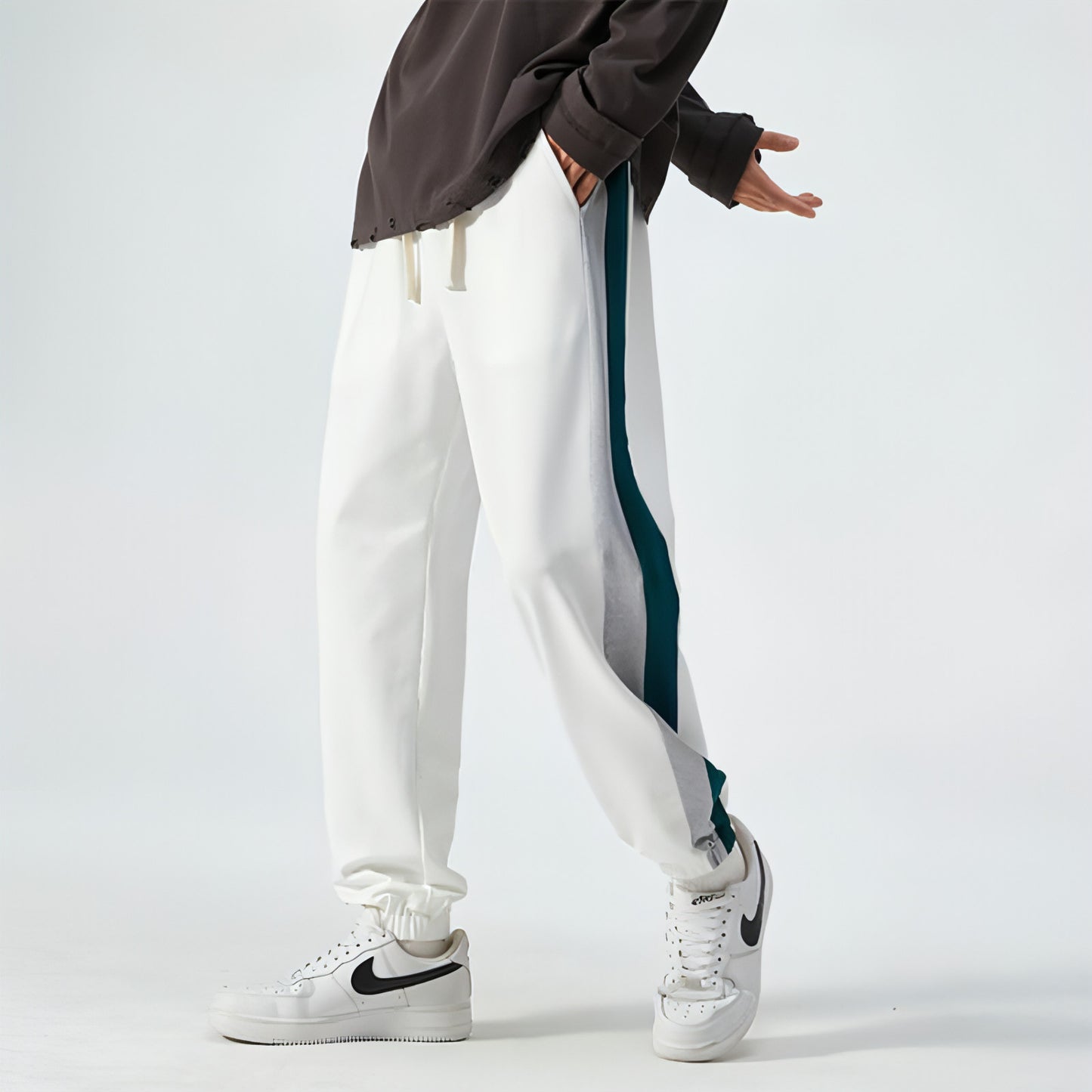 Men's Fashion Casual Ankle-tied Sports Loose Oversized Long Pants