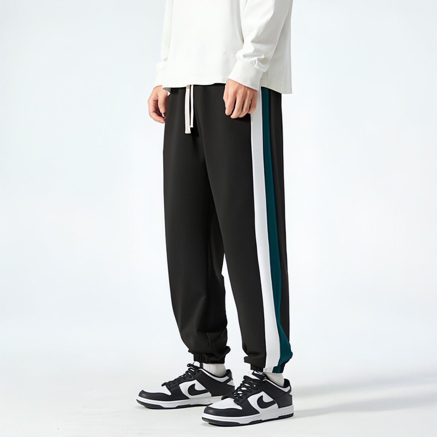 Men's Fashion Casual Ankle-tied Sports Loose Oversized Long Pants