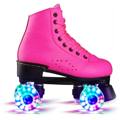 Double Row Wheel Roller Skates Round Four