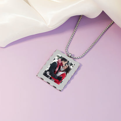 Personalized Gift Customized Photo Frame Necklace