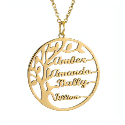 Personalized Name Circle Pendant Necklace – A Unique & Meaningful Keepsake!