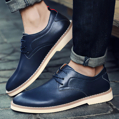 Men's leather shoes casual shoes