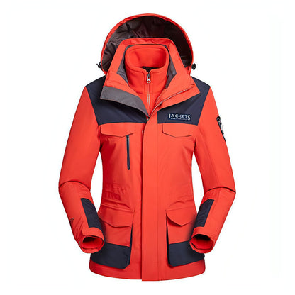 Winter Herren Skijacke Wasserdicht Winddicht Atmungsaktiv Warm Softshell Langarm Mantel