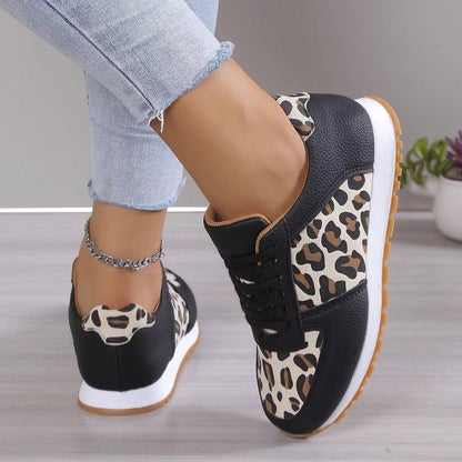 A.1 Leopard Print Sports Shoes For Women Sneakers