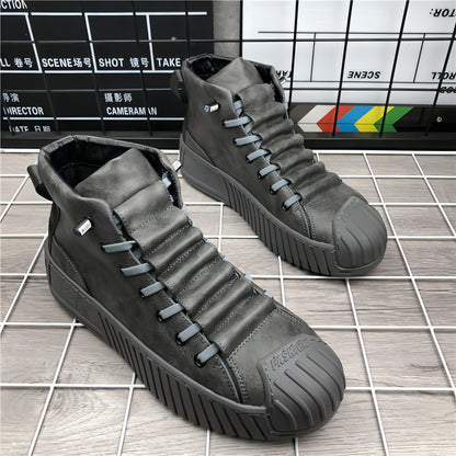 High-Top-Schuhe mit dicker Sohle, lässige Sneakers