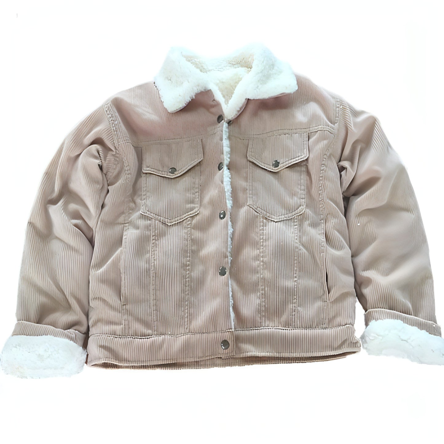 Vangull Autumn Corduroy Jacket Women