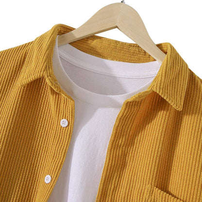 Men's Loose Casual Sleeve DressShirt