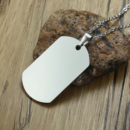 Custom Personalized Military Dog Tag Necklace