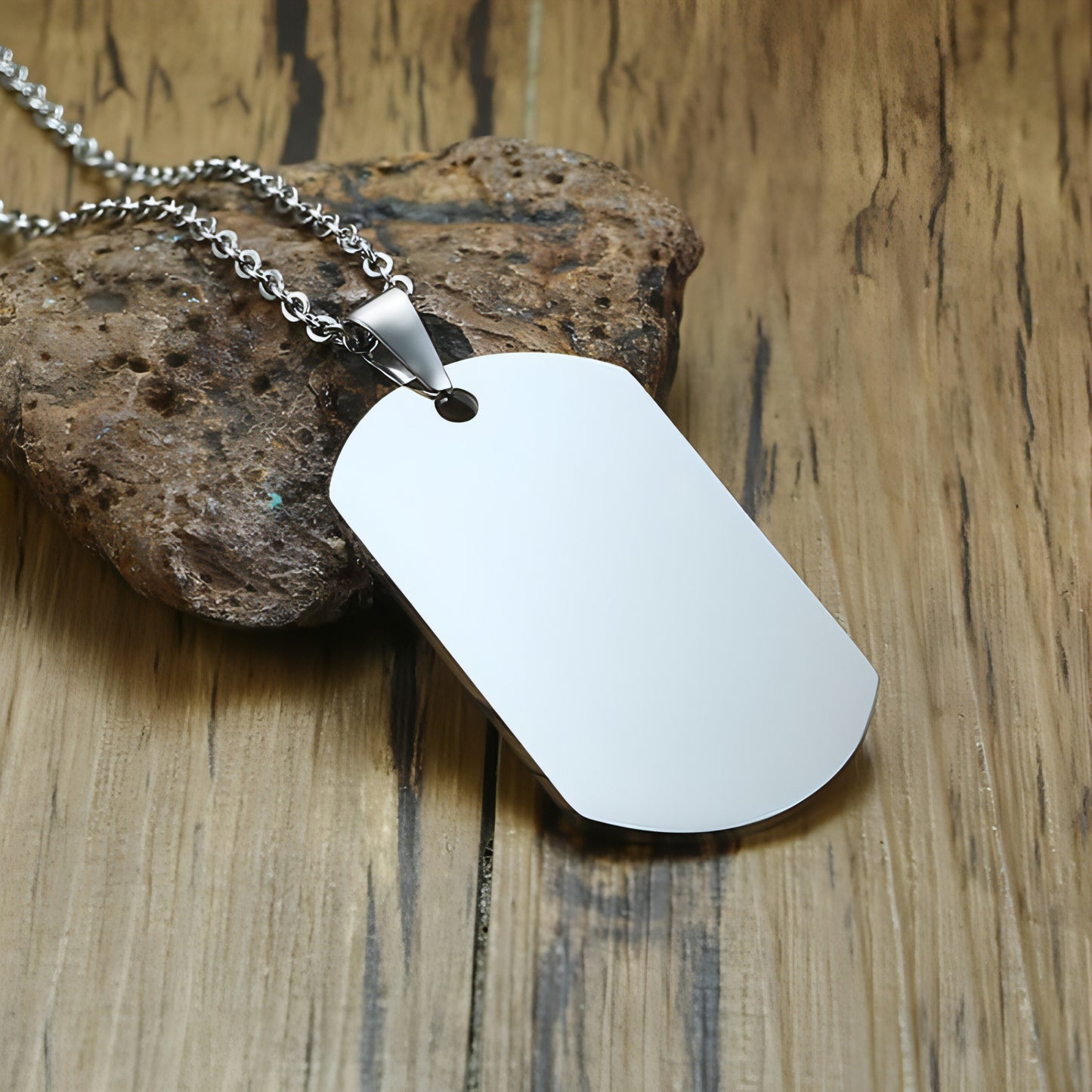 Custom Personalized Military Dog Tag Necklace