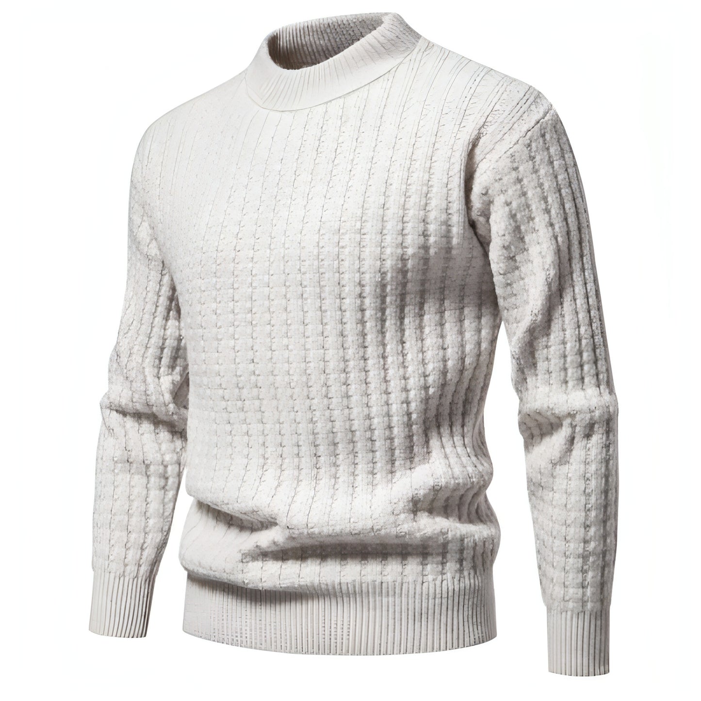 A.1. Autumn Men's Knitwear Solid Color Round Neck Fashion Sweater