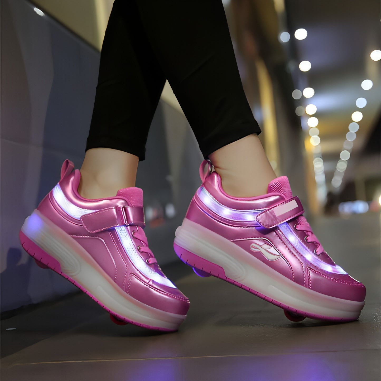 Zapatillas de patinaje con ruedas luminosas