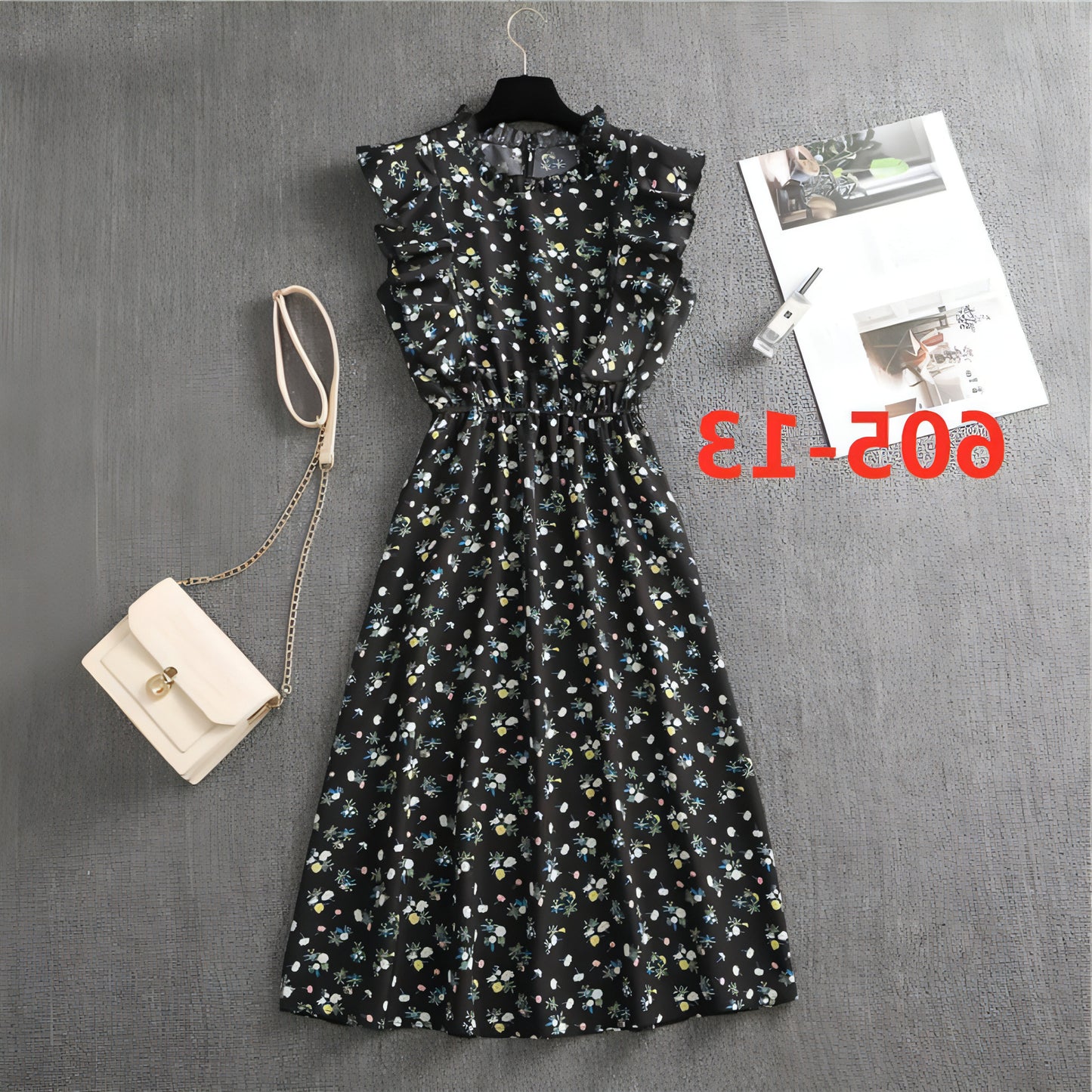 Women's Polka Dot Chiffon Loose And Versatile Dress