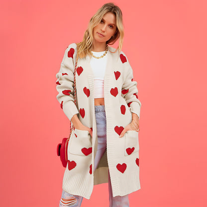 Cardigan Love Pocket-deco