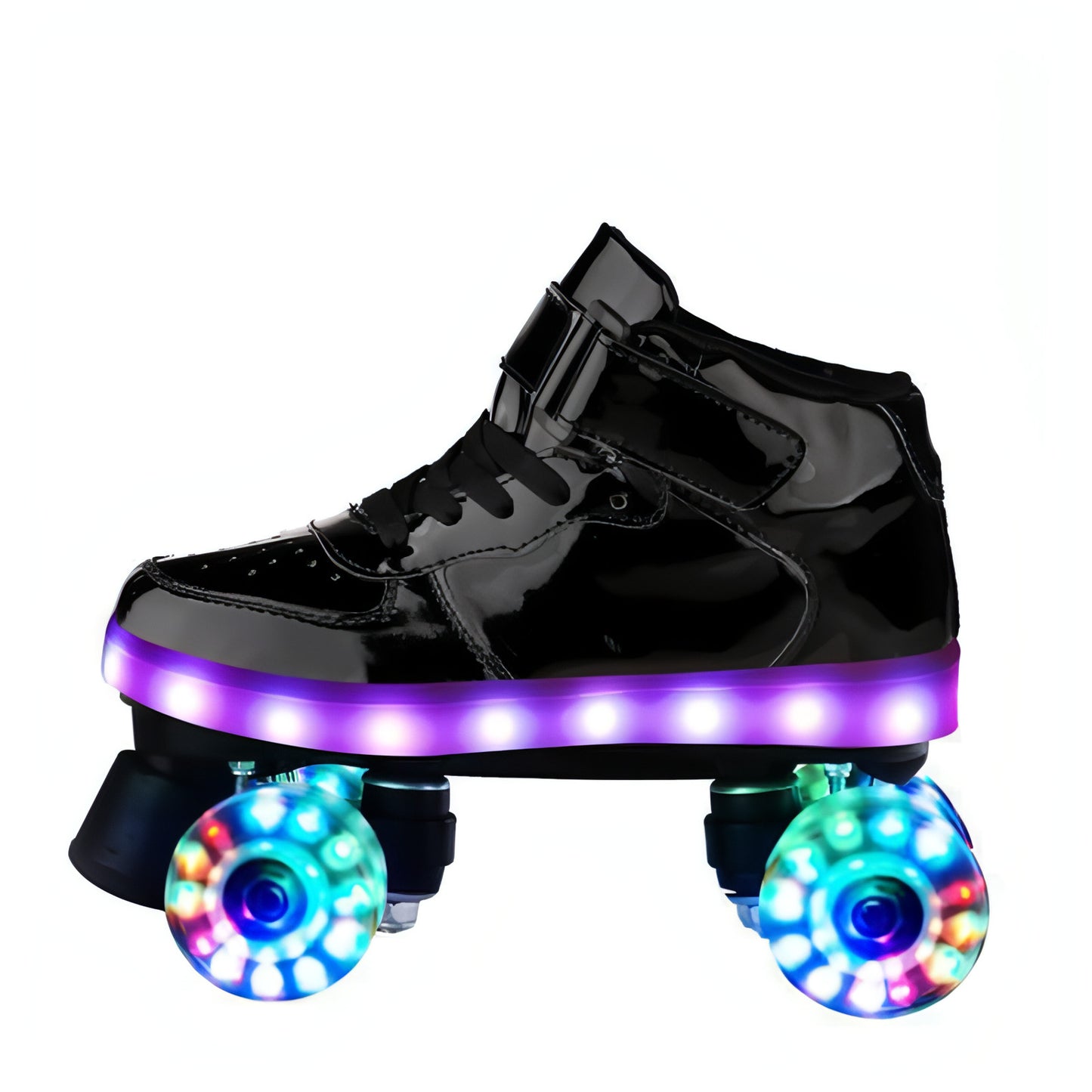 Patines de cuatro ruedas con luces intermitentes