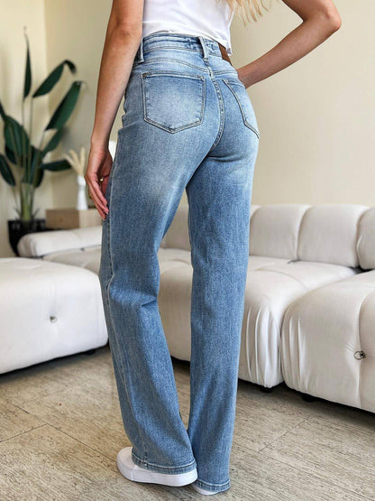 Judy Blue Full Size High midje breda ben jeans