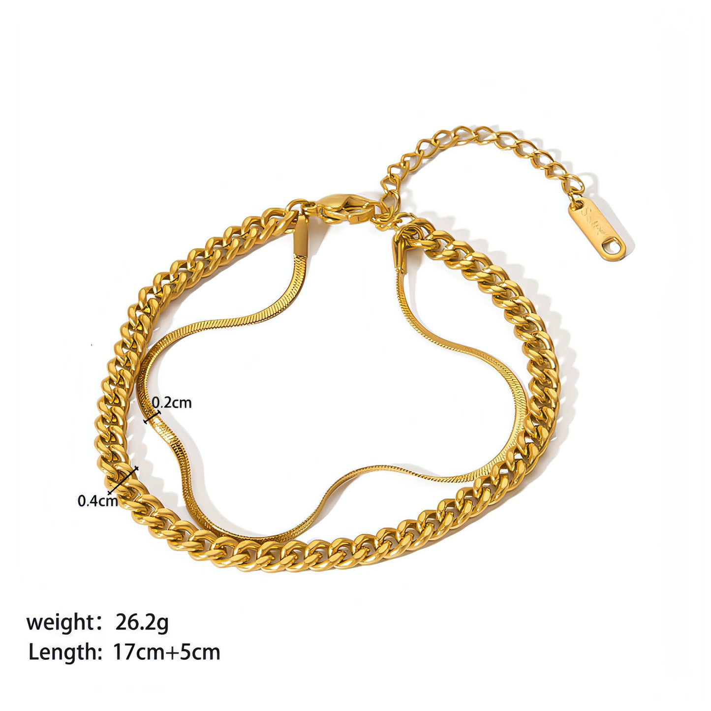 Elegant Gold-Plated Bracelet – Timeless & Stylish for Every Occasion