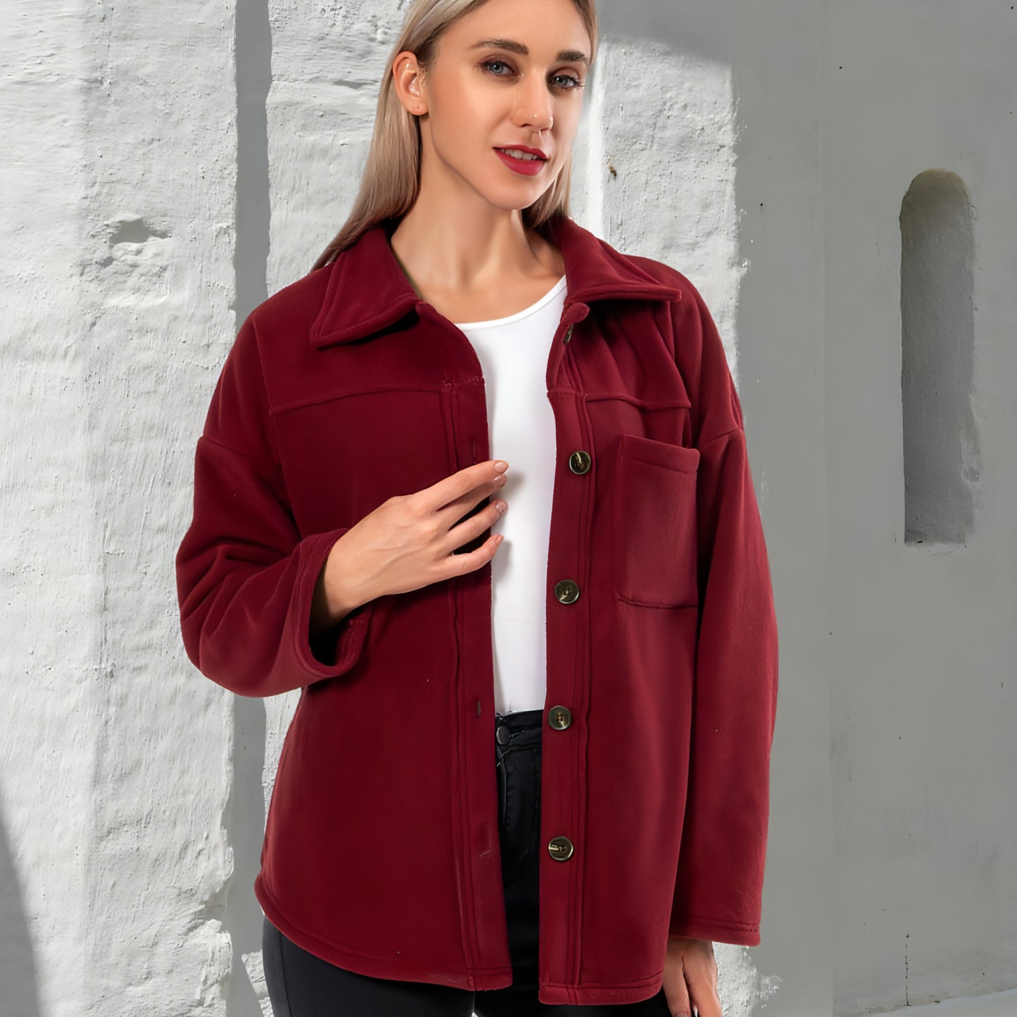 Plüschjacke für Damen