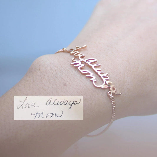 Stainless Steel Alphabet Name Bracelet – Personalized Jewelry