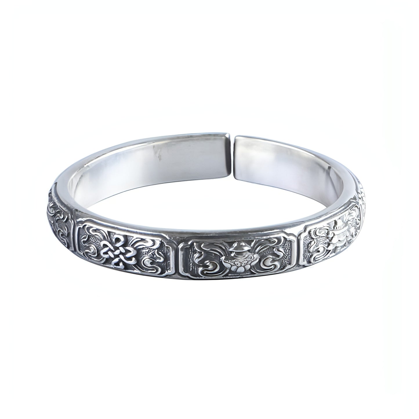 Siam Antique 999 Silver Bracelet Retro Female