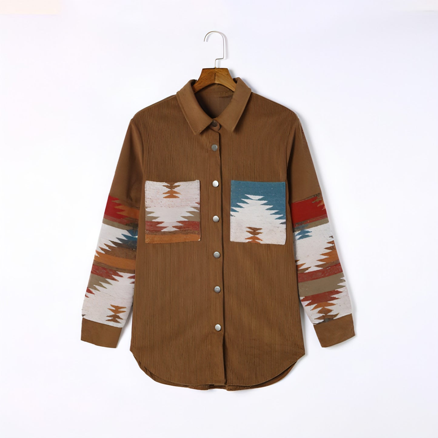 Women's Corduroy Casual Cardigan Coat Jacket