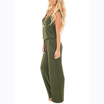 Women's suspenders jumpsuit