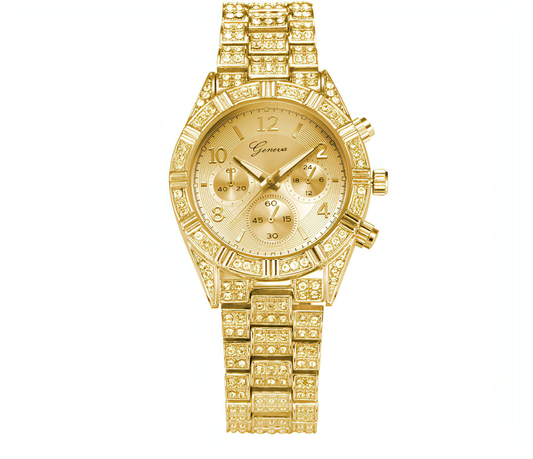 Z. Mulheres Crystal Iced-Out Luxury Watch Acessórios