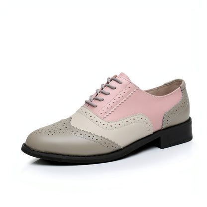 British style color matching shoes Women