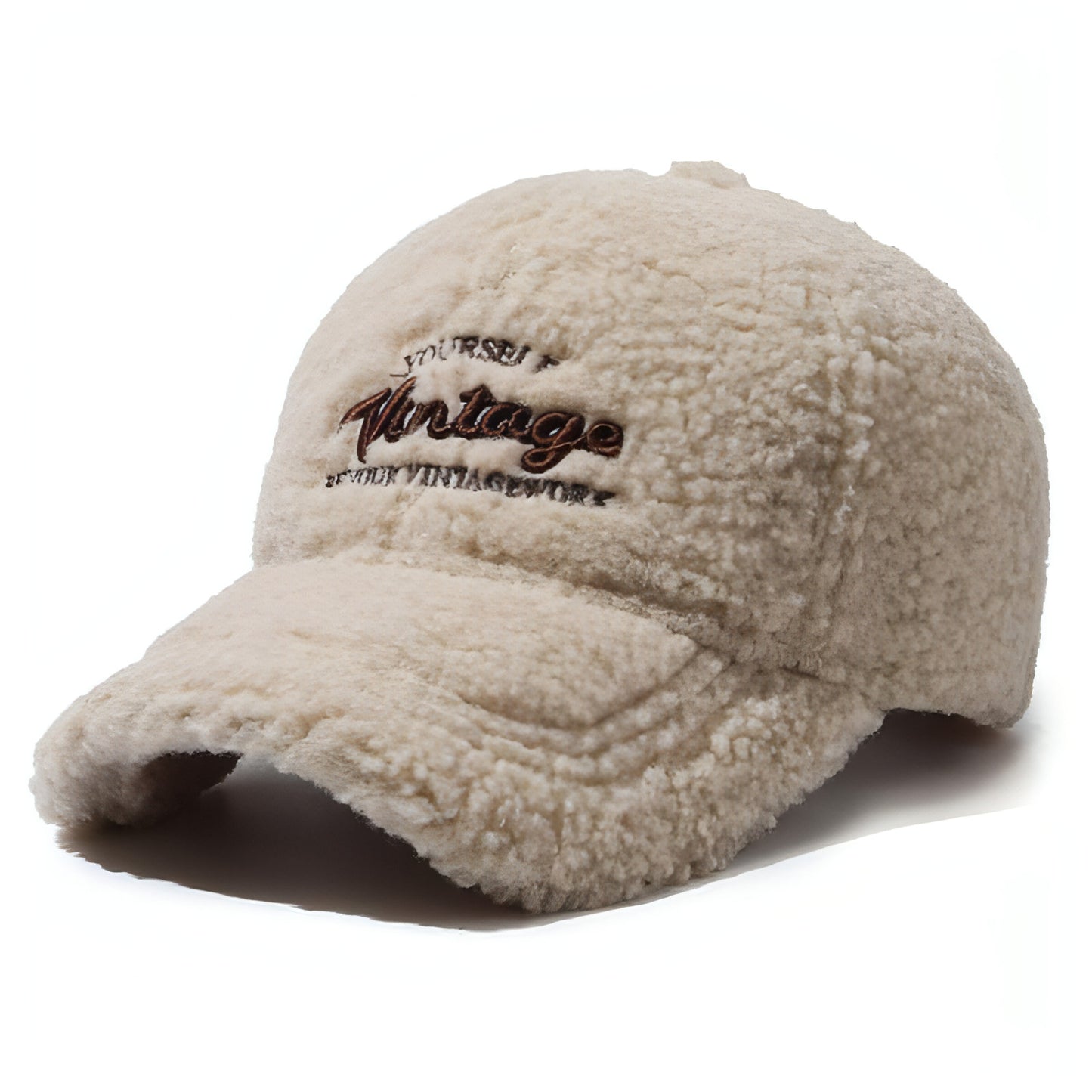 Thickened Warm Peaked Street Versatile Winter Baseball Cap