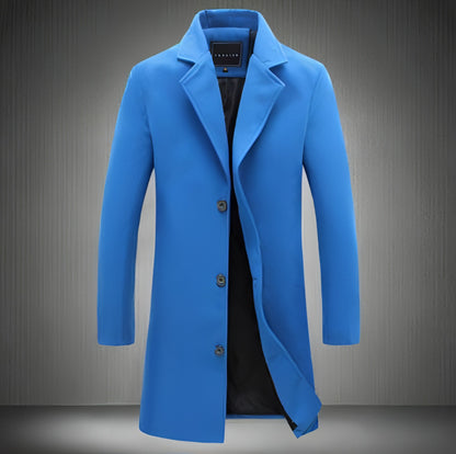 Casual Business Woolen Trench Coats