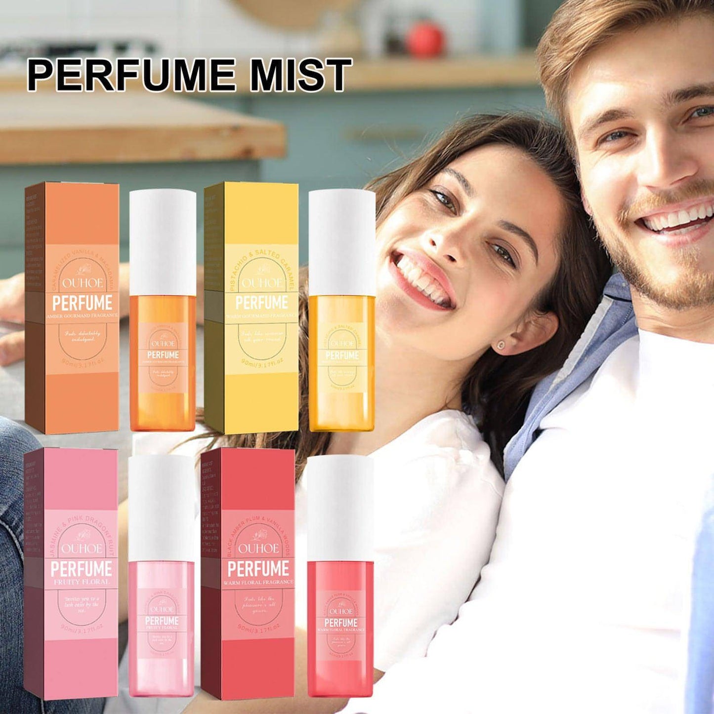 Brazilski parfum, sadna dišava parfumska megla, brazilski parfum za ženske telo vlaži kožo 3,17oz