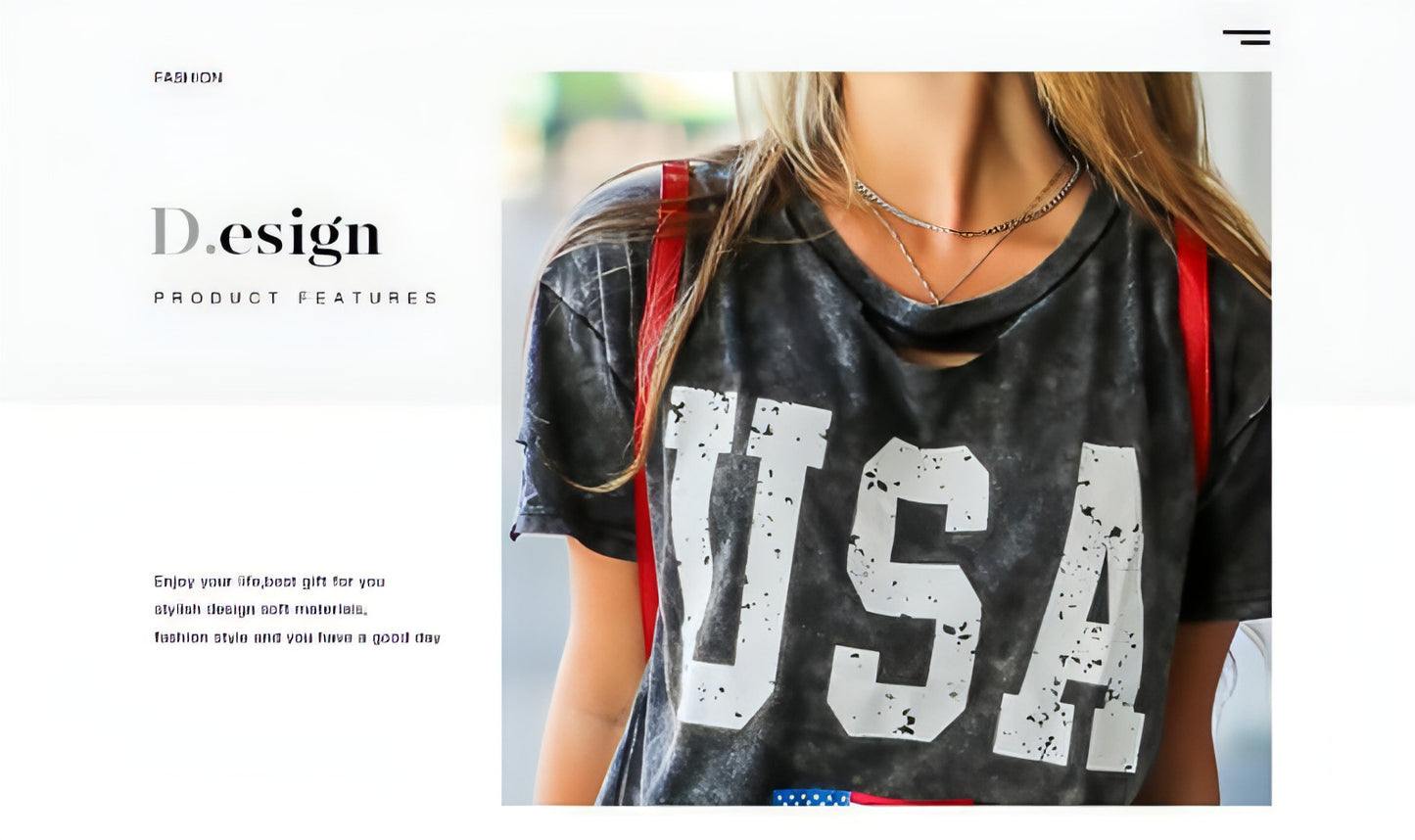 USA - T-shirt For Women