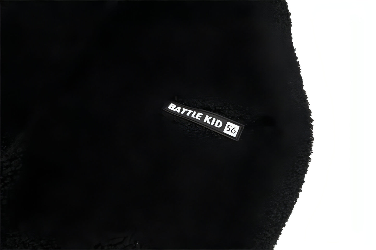 BATTLEKID - Lamb Wool Alphabet Embroidery Hooded Sweater Men