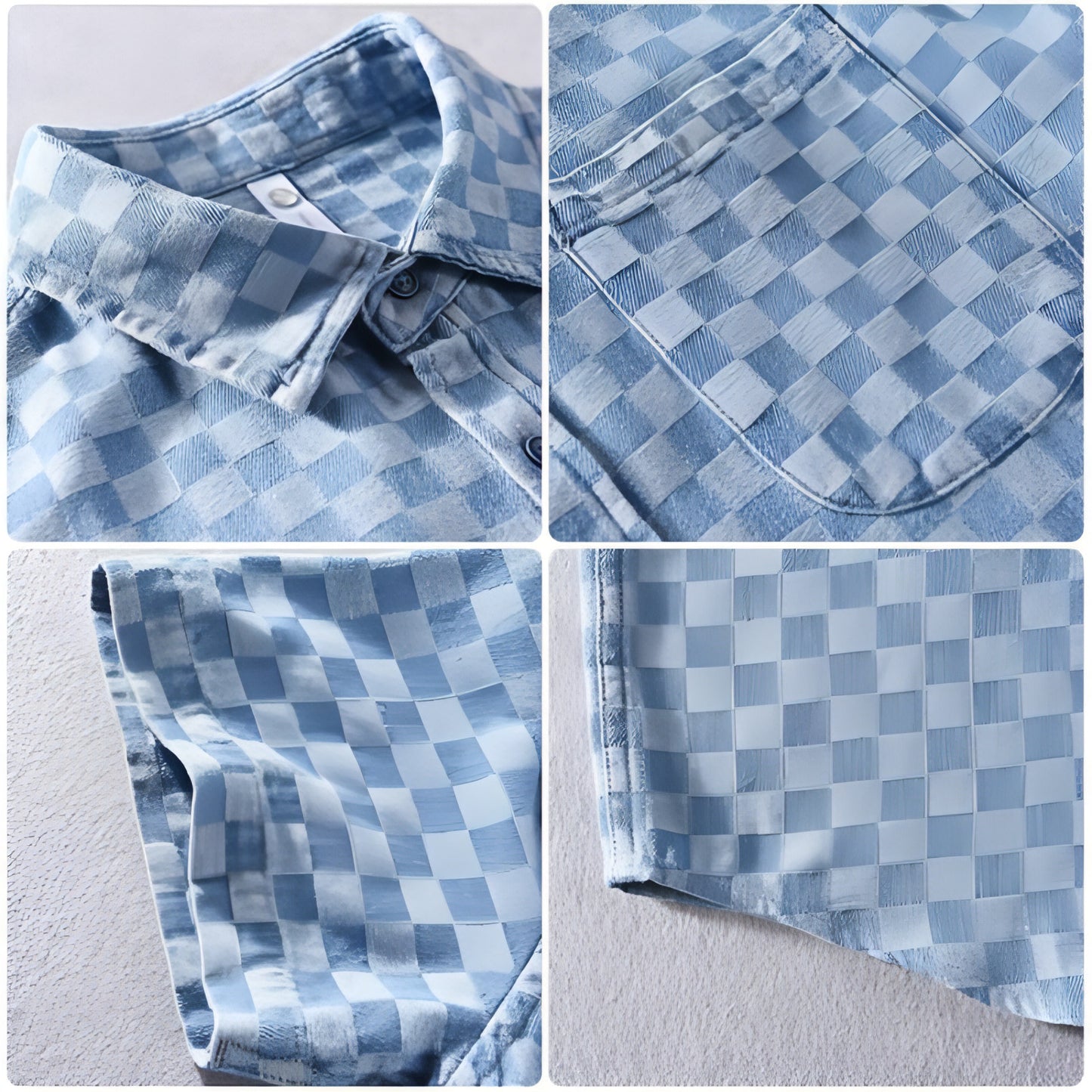 Men DressShirt Casual Cotton