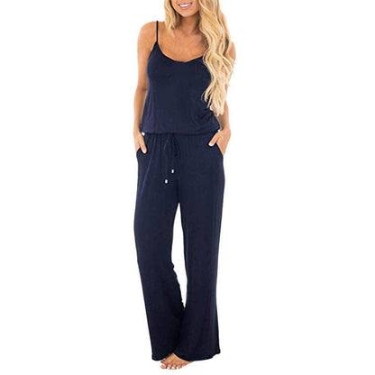 Women's suspenders jumpsuit