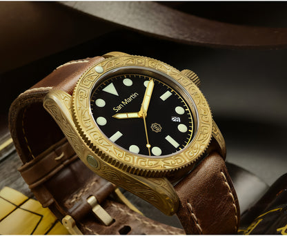 San Martin - Bronze diving watch