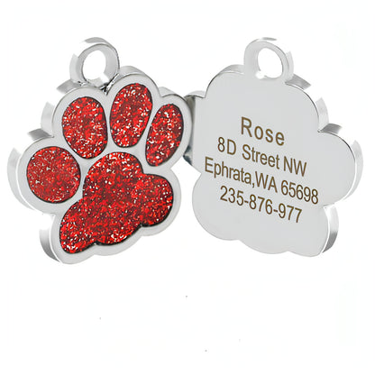 Personalized Engraved Pet ID Tags – Custom Name Collar for Dogs & Cats