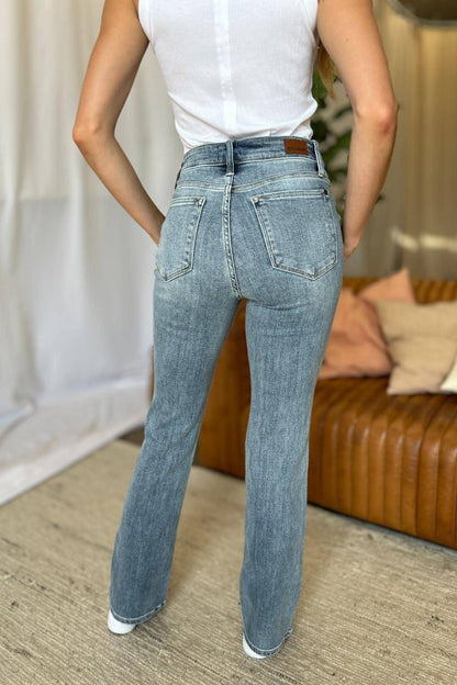 Judy Blue Tamanho Completo Rise Médio Jeans de Bootcut