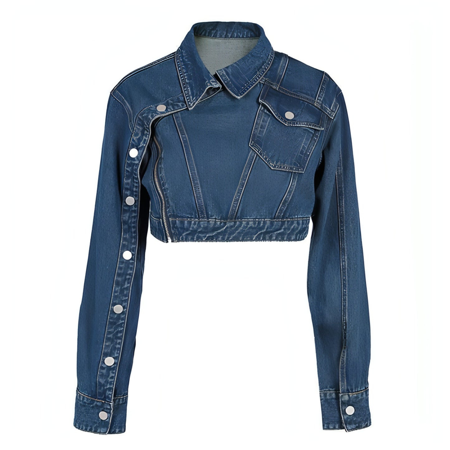 Women's Fashionable Loose Ultra-short Top Jacket