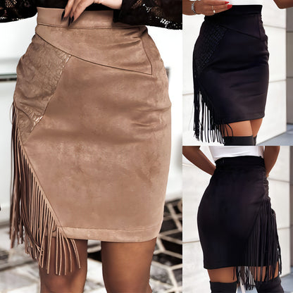 Women's Fringed Skirt Dress