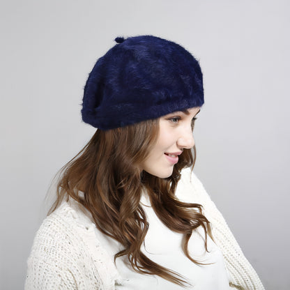 Women's Solid Color Wool Hat