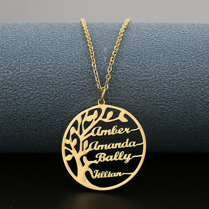 Personalized Name Circle Pendant Necklace – A Unique & Meaningful Keepsake!